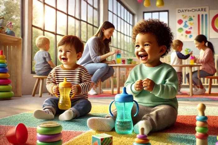vaso de aprendizaje para el bebé