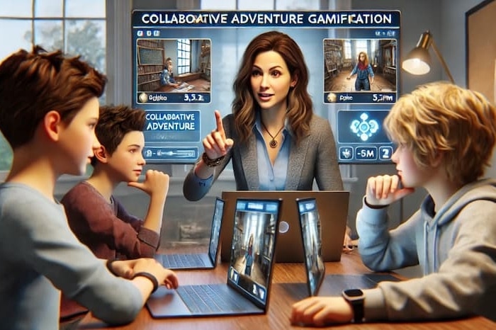 Aventuras colaborativas de gamificacion en aula virtual