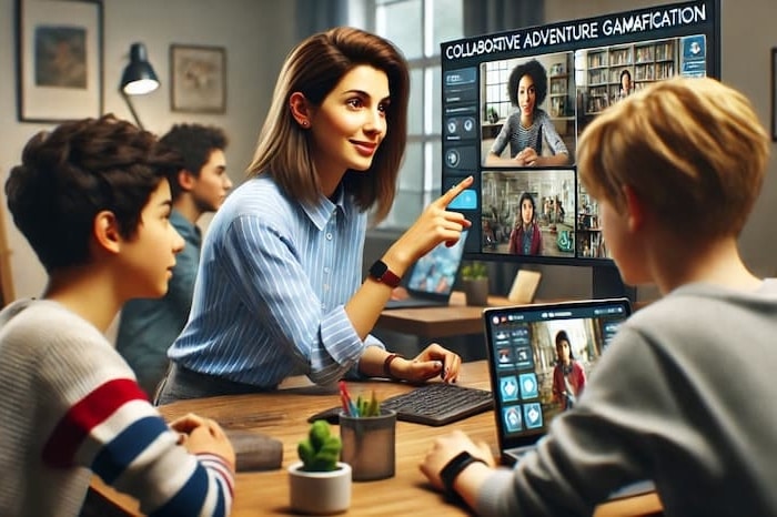 Aventuras colaborativas de gamificacion en aula virtual