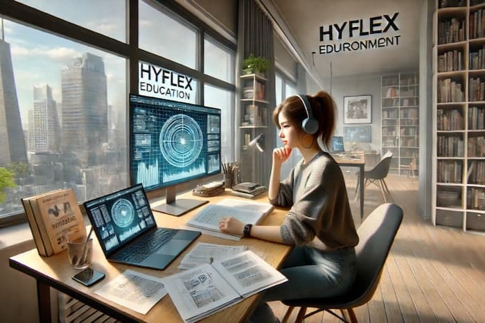 educacion hibrida y