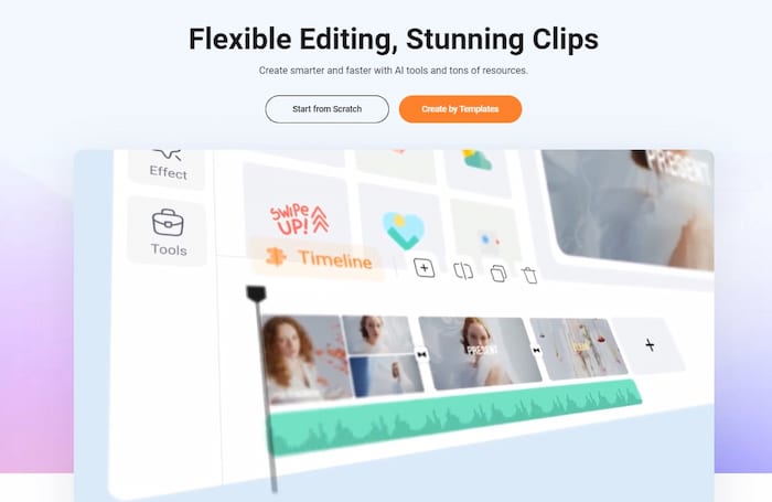 FlexClip con IA