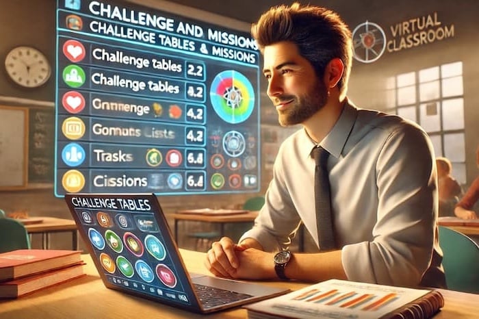 Retos y misiones de gamificacion en aulas virtuales